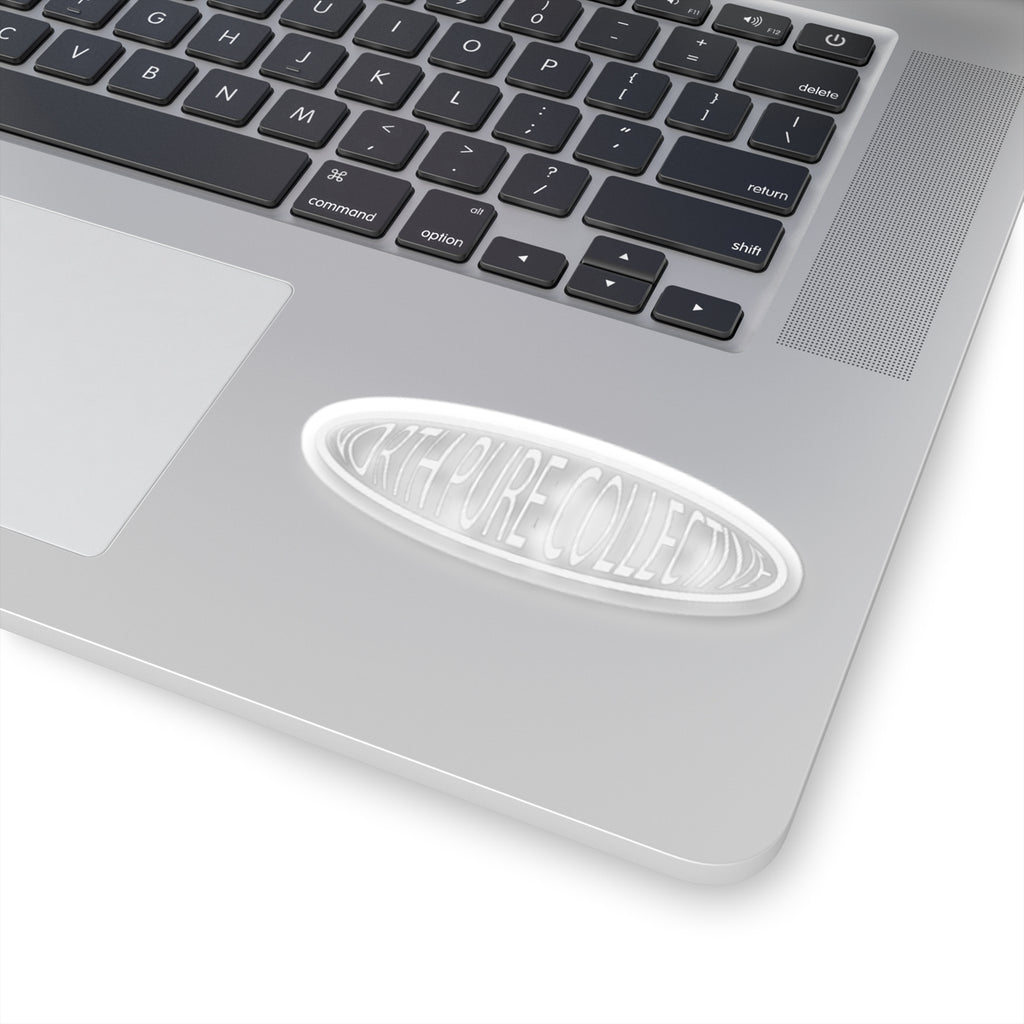 Minimal Oval 'Pure Collection' Kiss-Cut Sticker