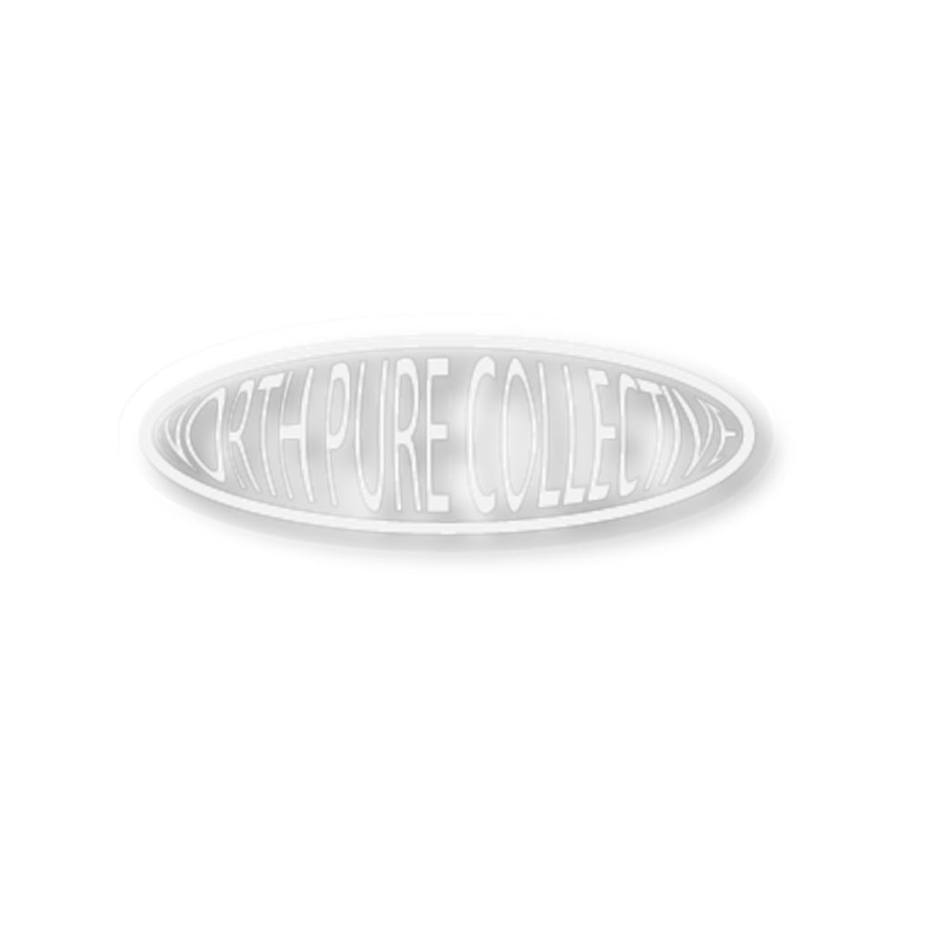 Minimal Oval 'Pure Collection' Kiss-Cut Sticker