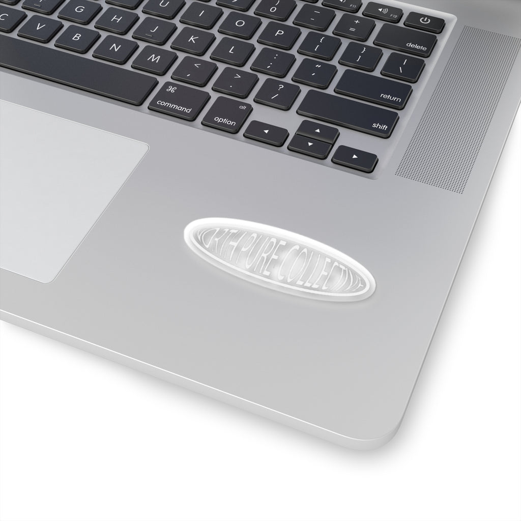Minimal Oval 'Pure Collection' Kiss-Cut Sticker